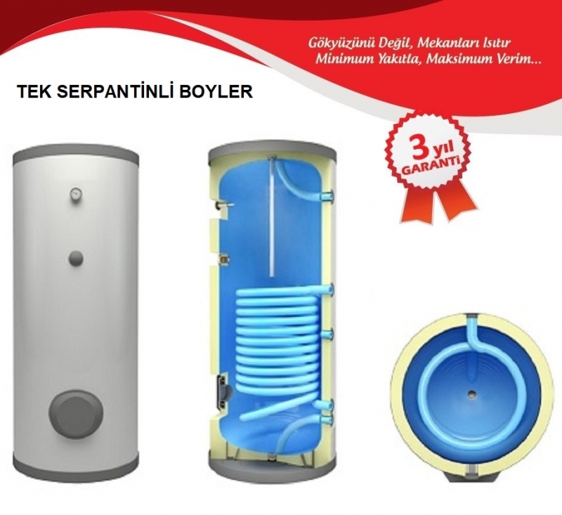 TEK SERPANTİNLİ BOYLER