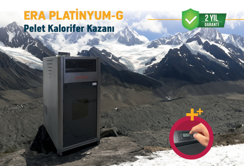 ERA PLATİNYUM-G Pelet Kalorifer Kazanı