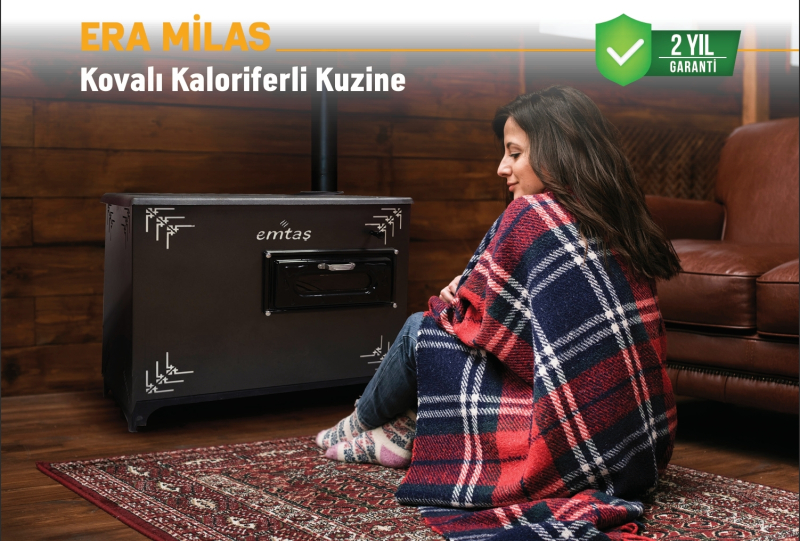  ERA MİLAS Kovalı Kaloriferli Kuzine