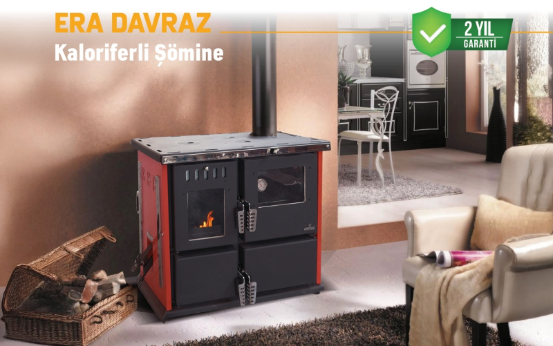 ERA DAVRAZ Kaloriferli Şömine